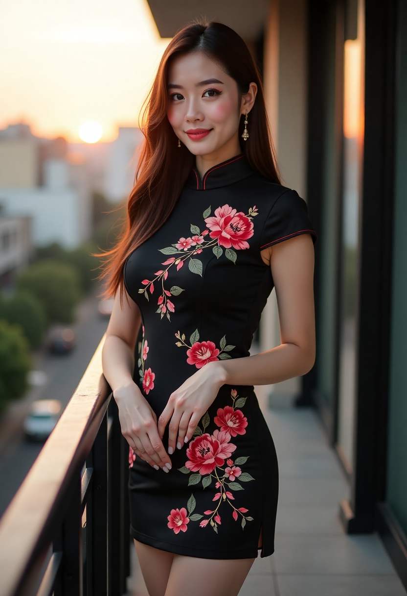黄昏摄影棚